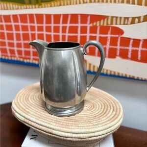 Vintage Crescent Pewter 1506 Water Pitcher Classic Barware Serveware